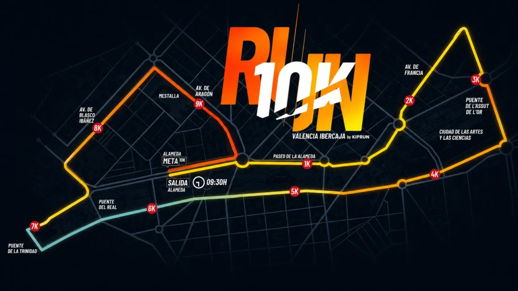 10K Valencia Ibercaja recorrido 2027
