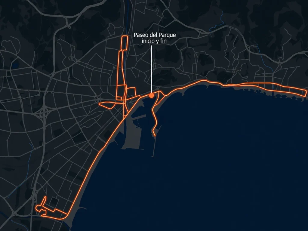 Recorrido Maratón de Málaga 2025