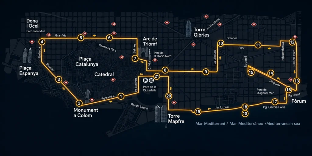 Recorrido Medio Maratón de Barcelona 2027