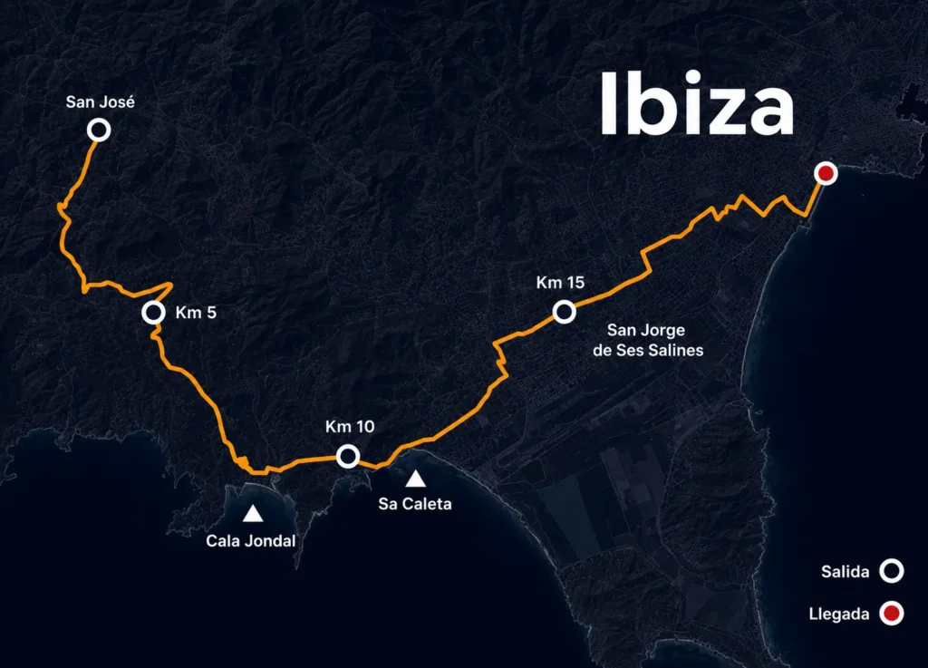 Recorrido Media Maratón Ibiza
