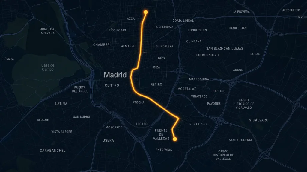 Recorrido San Silvestre Vallecana 2025