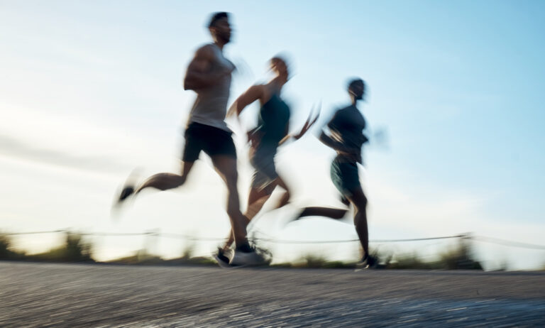 Runners tapering maratón