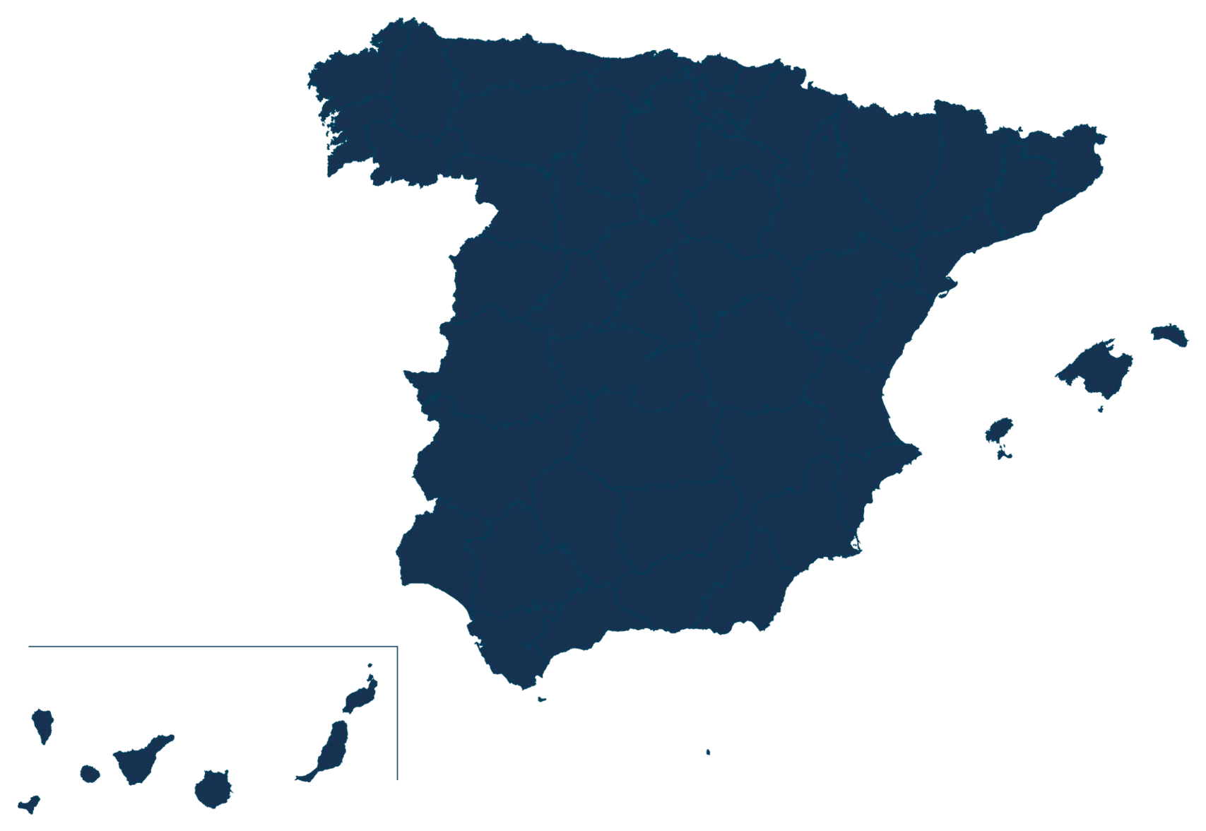 Mapa de carreras de running en España