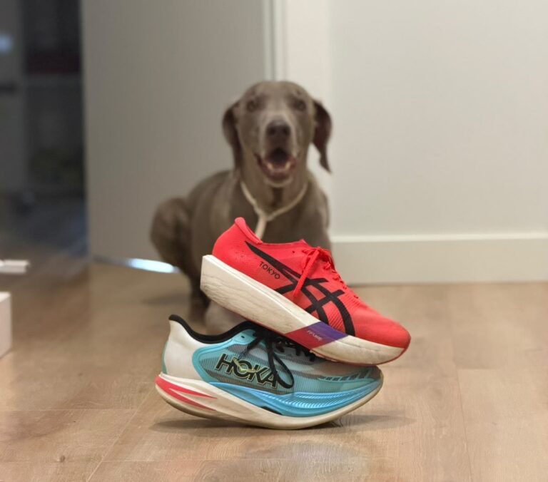 Mejores zapatillas para bajar de 3 horas en maratón: Hoka Cielo x1 y ASICS Metaspeed Sky