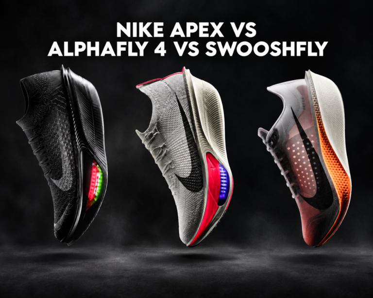 Nike Apex vs Alphafly 4 vs Swooshfly: comparativa de las tres nuevas zapatillas Nike con placa de carbono